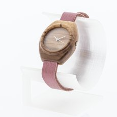 České dřevěné hodinky Aladin mini H00235 Slivoň Bluma