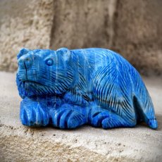 Surové minerály - Medveď Lapis lazuli SM0870