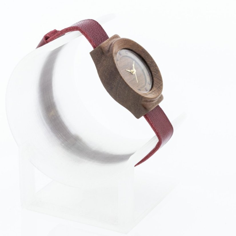 České drevené hodinky Union H00455 Slivoň Bluma