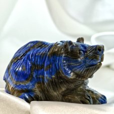 Surové minerály - Medveď Lapis lazuli SM0869