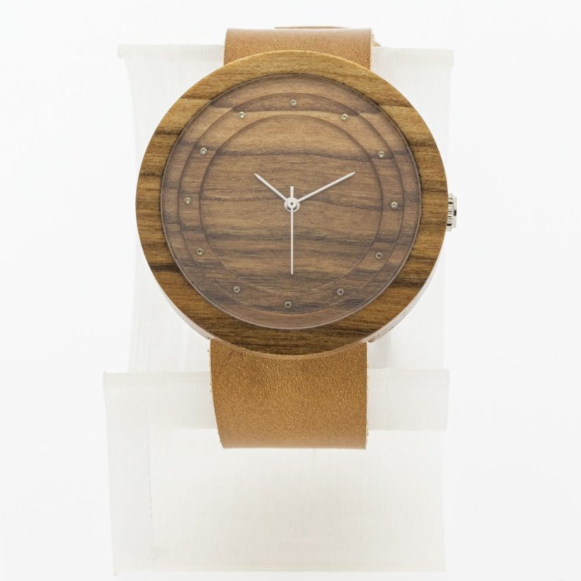 České dřevěné hodinky Excelsior H00570 Višeň