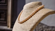 Sada perlová - Říční perla lososová 0,8 cm S0810