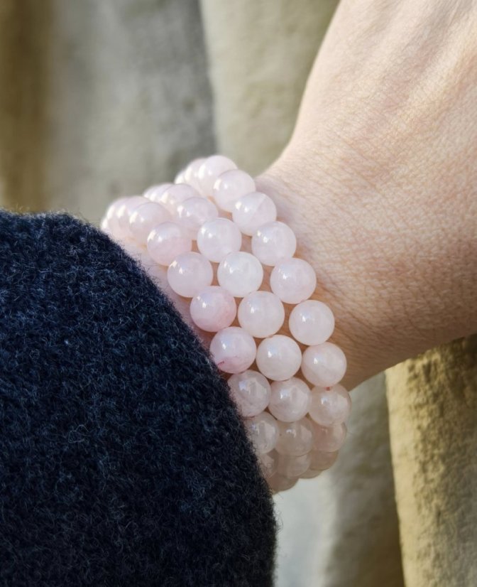 Náramok minerál - Růženín S0533