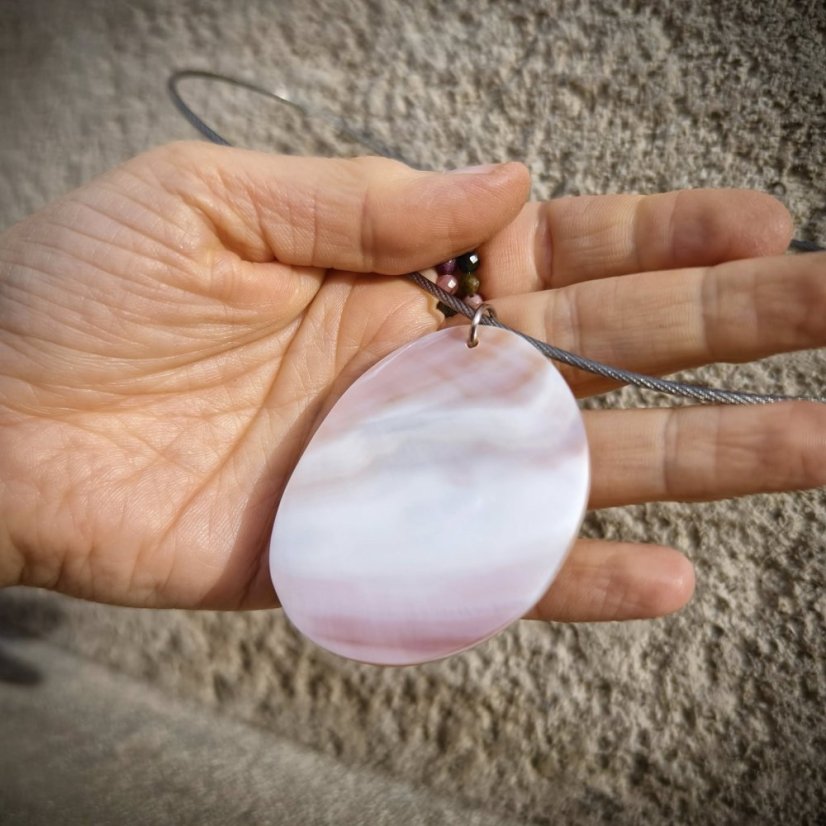 Náhrdelník - Velká Mušle Abalone S0729