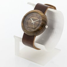 České drevené hodinky Jas H00523 Orech