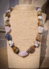 Náhrdelník minerální - Surové kameny S0838