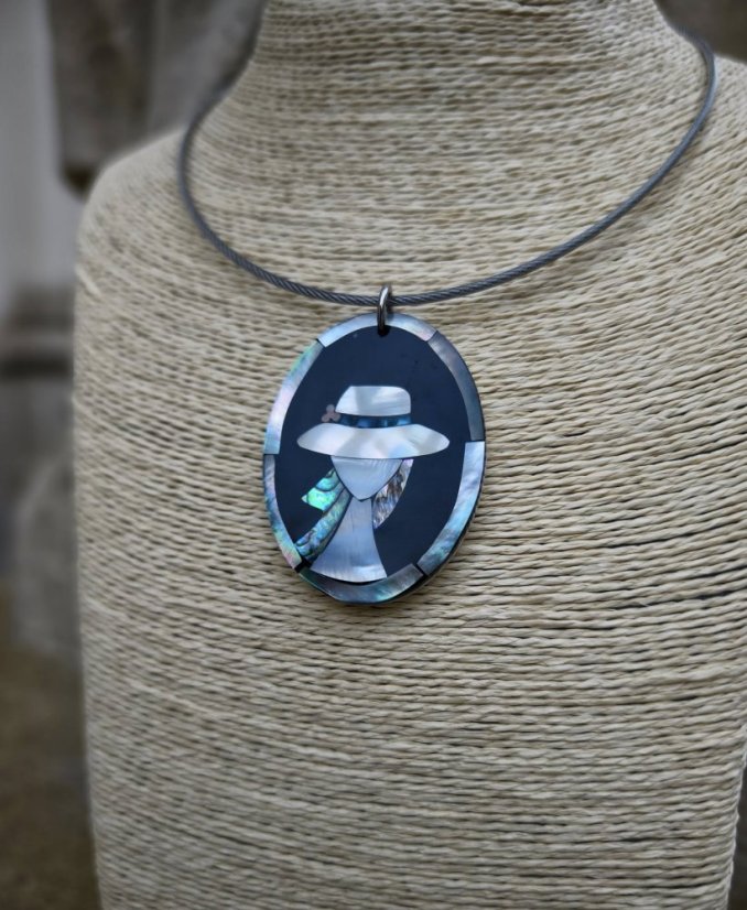 Náhrdelník - Medailón portrét S0745
