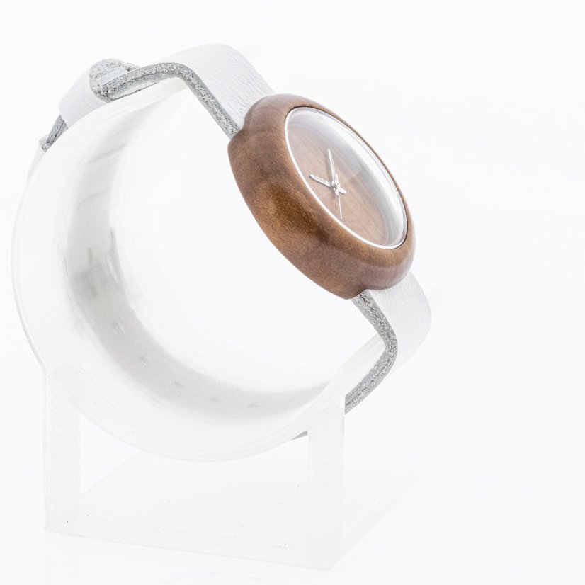 České dřevěné hodinky Jas H00154 Slivoň Bluma