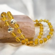 Náramek - Jantar ve stříbře S0530