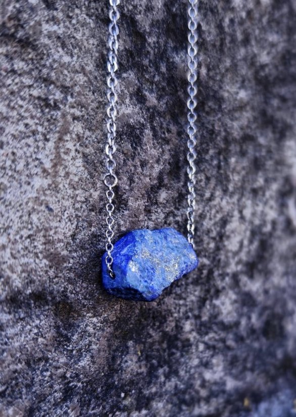 Náhrdelník minerální - Lapis lazuli - S0302