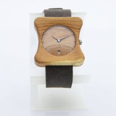 České dřevěné hodinky Edison H00102 Akát