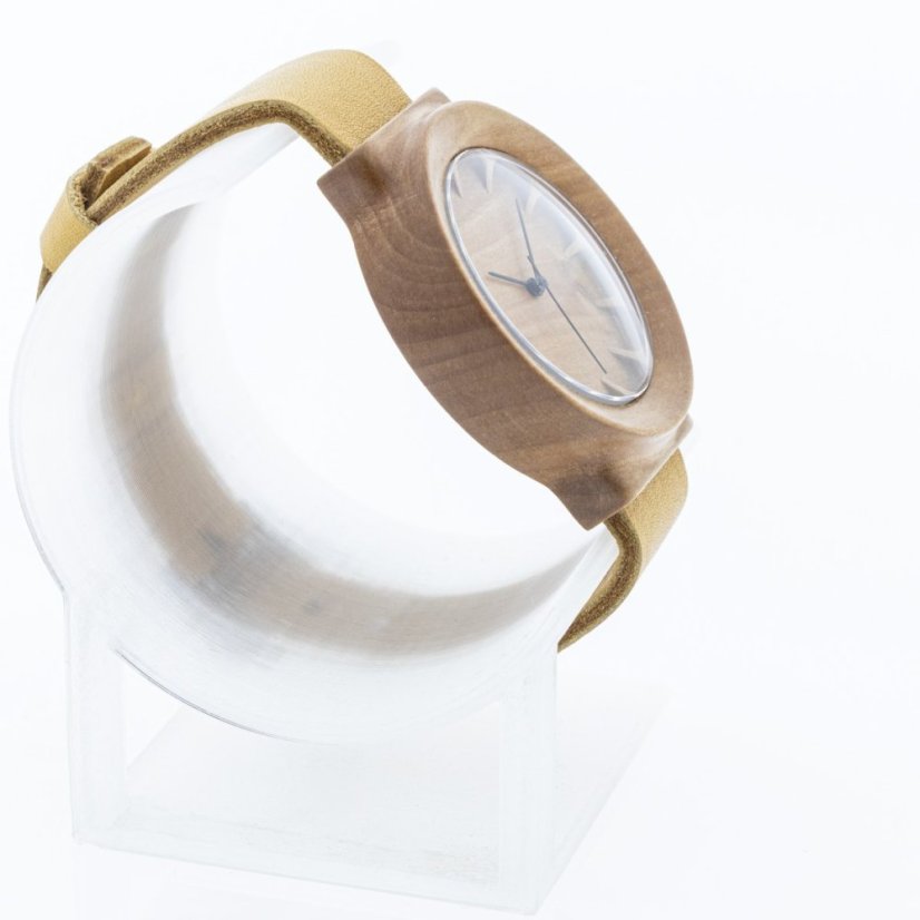 České drevené hodinky Scala H00416 Žeriav