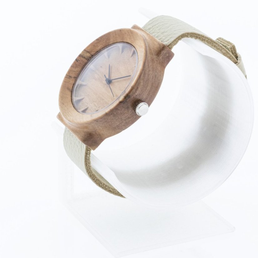 České dřevěné hodinky Scala H00415 Jabloň