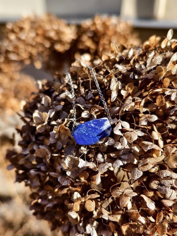 Náhrdelník minerální - Lapis lazuli - S0302