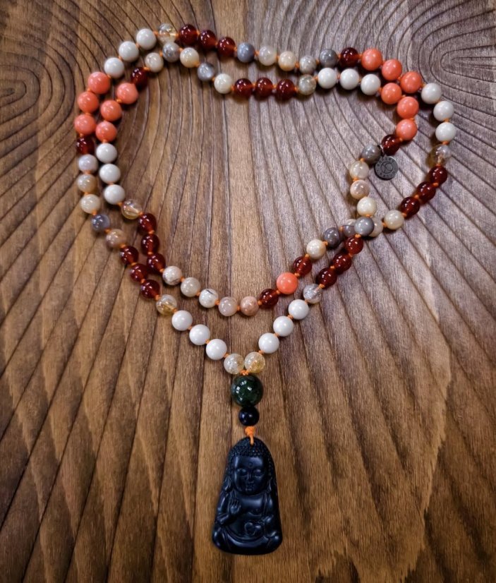 Náhrdelník - Boho Mala - Váš osobní šperk S0524