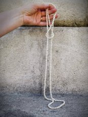 Náhrdelník perlový dlouhý - Coco Chanel 120 cm 0,5 cm S0465