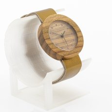 České drevené hodinky Jalta H00480 Višňa