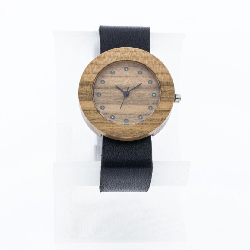 České dřevěné hodinky Alfa H00467 Višeň