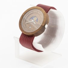 České dřevěné hodinky Excelsior Moon H00505 Hruška