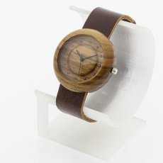 České dřevěné hodinky Jas H00532 Višeň