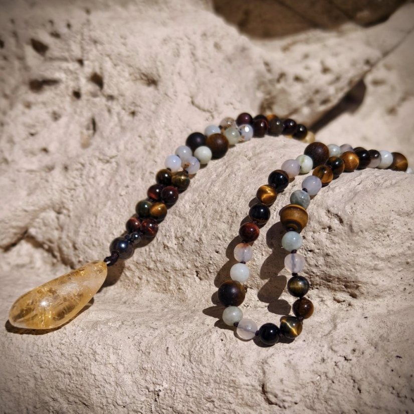 Náhrdelník - Boho Mala - Váš osobný šperk S0706