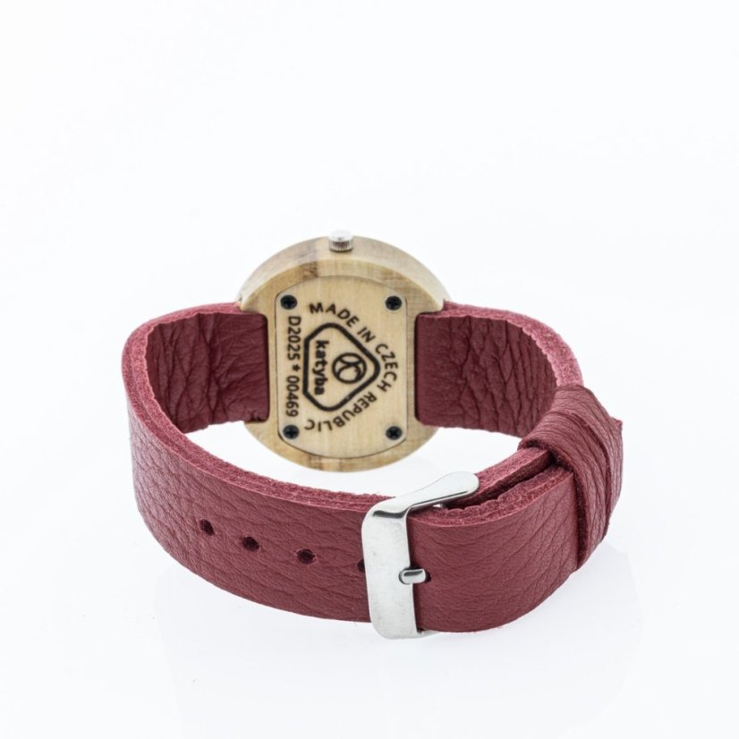 České dřevěné hodinky Alfa H00469 Javor