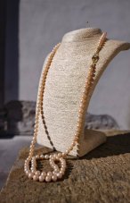 Náhrdelník perlový dlouhý - Coco Chanel 150 cm S0827