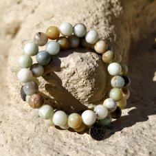 Náramok minerál - Amazonit S0536