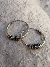 Náušnice kruhy - Striebro 925/1000 S0370