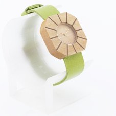 České drevené hodinky Art H00499 Habr