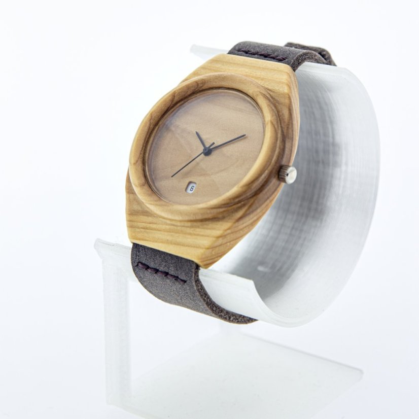 Dřevěné hodinky Aladin – Túje z Brna • č. 00128