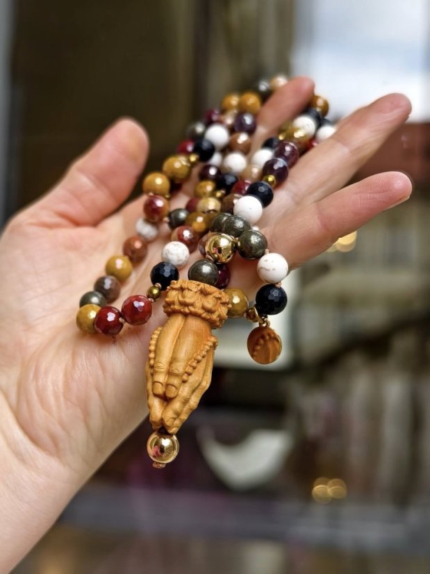 Náhrdelník - Boho Mala - Váš osobní šperk S0774