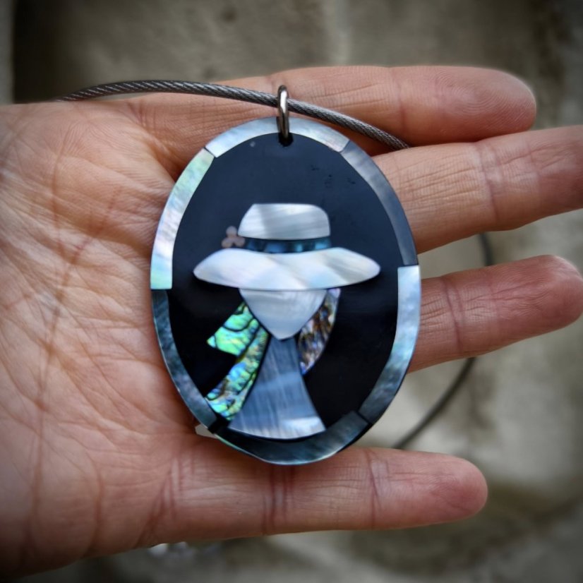 Náhrdelník - Medailón portrét S0745