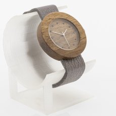 České drevené hodinky Jalta H00481 Orech