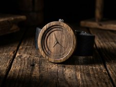 Drevené hodinky Excelsior – Orech z Brna • č. 00561