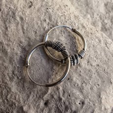 Náušnice kruhy - Striebro 925/1000 S0446