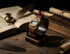 České dřevěné hodinky Universum H00510 Ořech