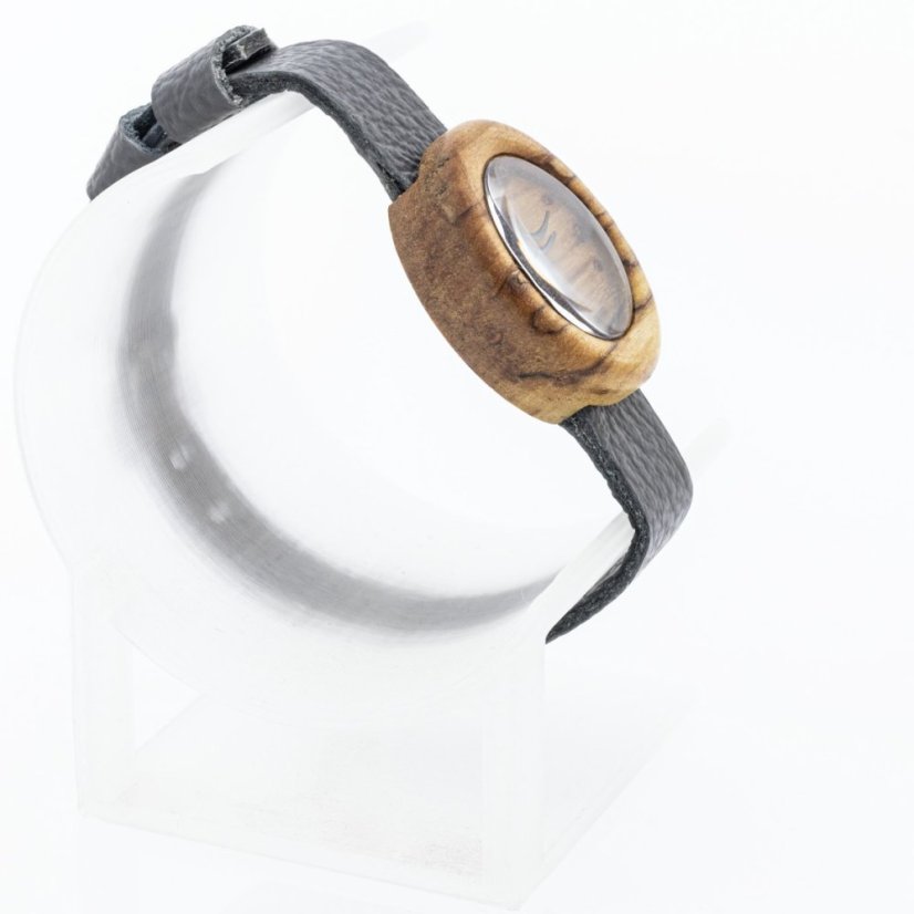 České drevené hodinky Empire H00450 Jabloň