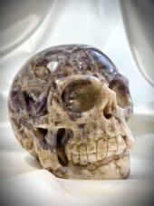 Surové minerály - Lebka Ametyst SM0867
