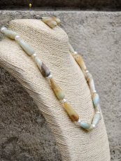 Sada minerální 2 kusy - Perly a Amazonit S0912