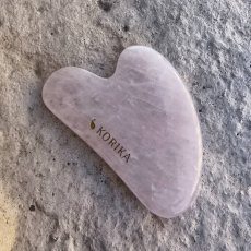 Masážny kameň - Gua Sha - Rose Quartz SM0834