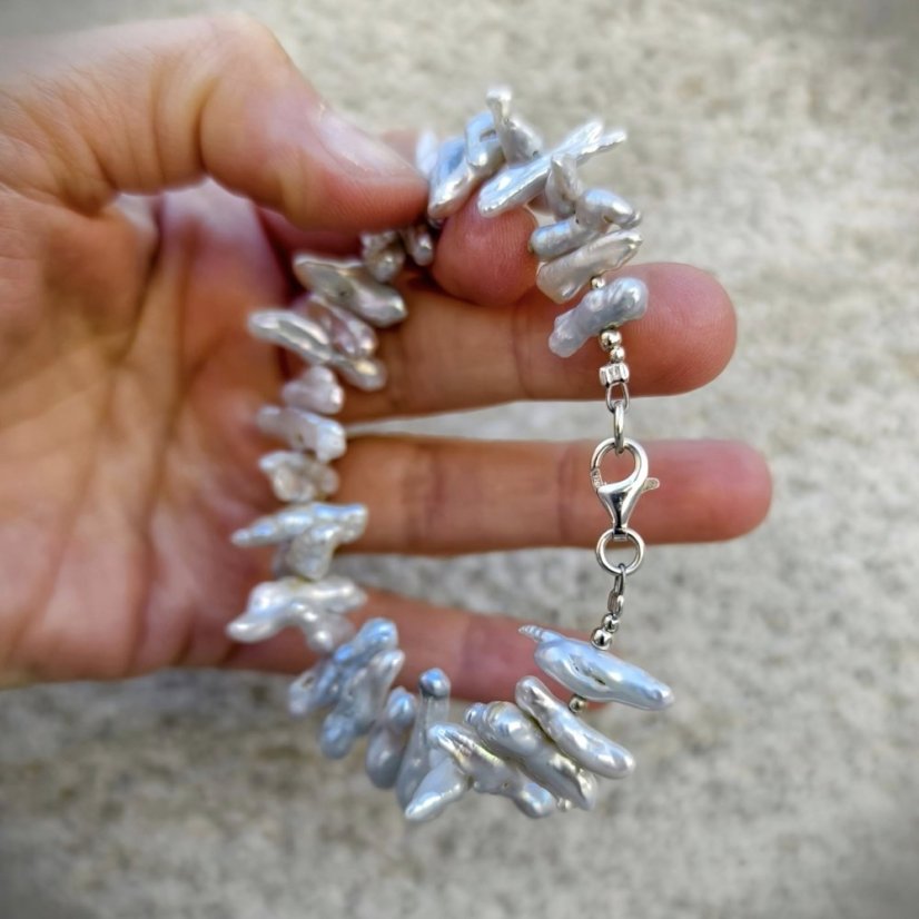 Súprava minerálov - Riečna perla Biwa S0806