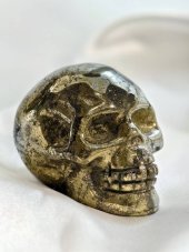 Surové minerály - Lebka Pyrit SM0866