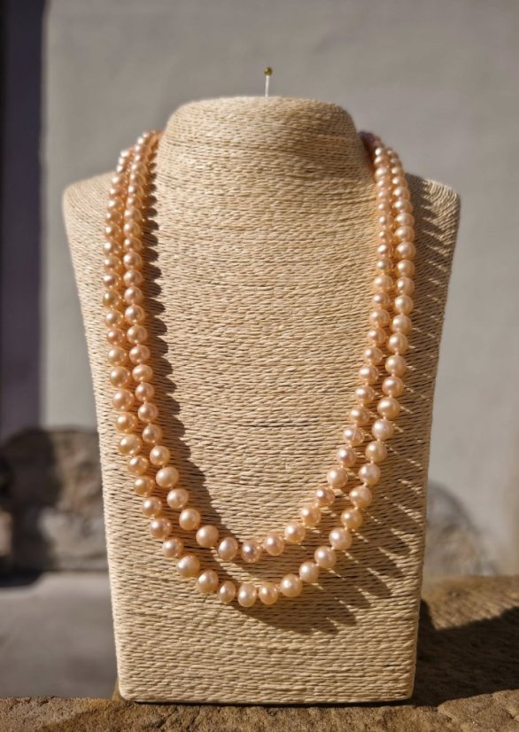 Náhrdelník perlový dlouhý - Coco Chanel 120 cm S0467