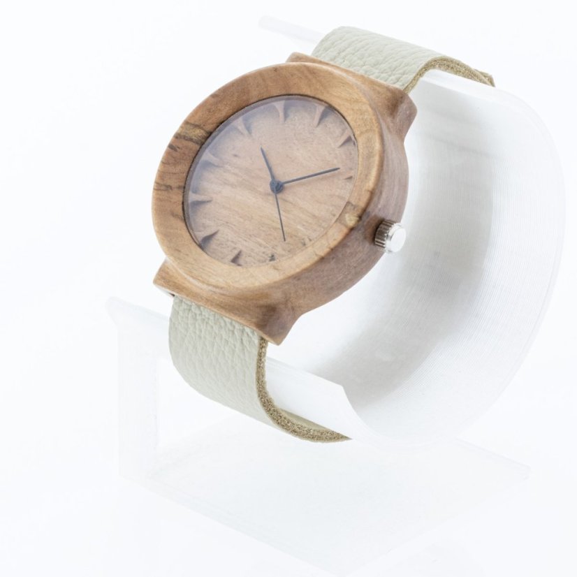 České dřevěné hodinky Scala H00415 Jabloň