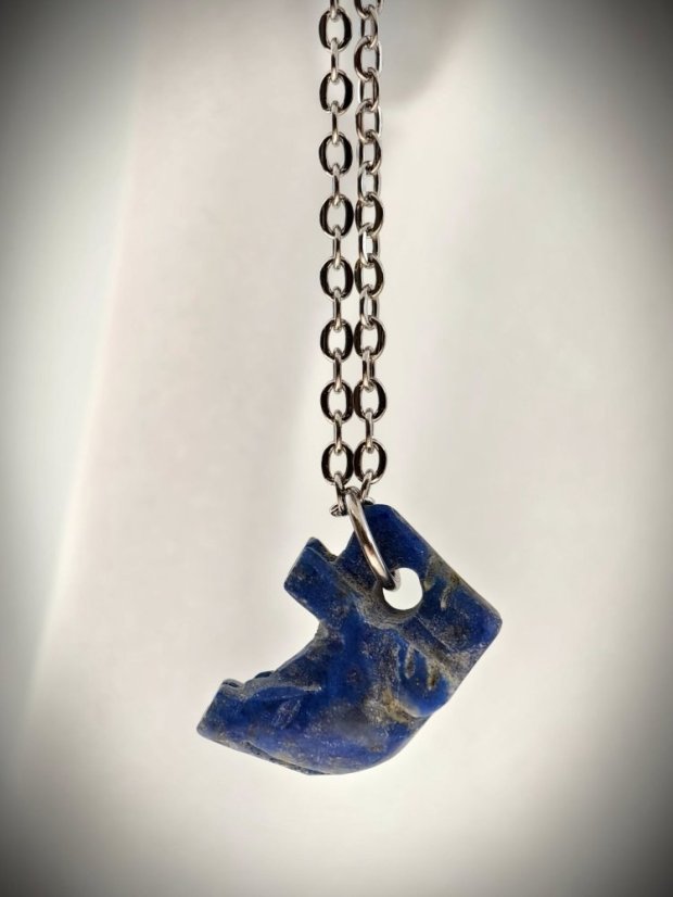 Náhrdelník minerální - Lapis lazuli sloník S0872