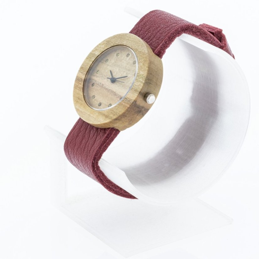 České dřevěné hodinky Alfa H00469 Javor