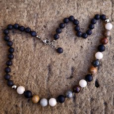 Náhrdelník minerální - Mix minerálů v krásných barvách S0849