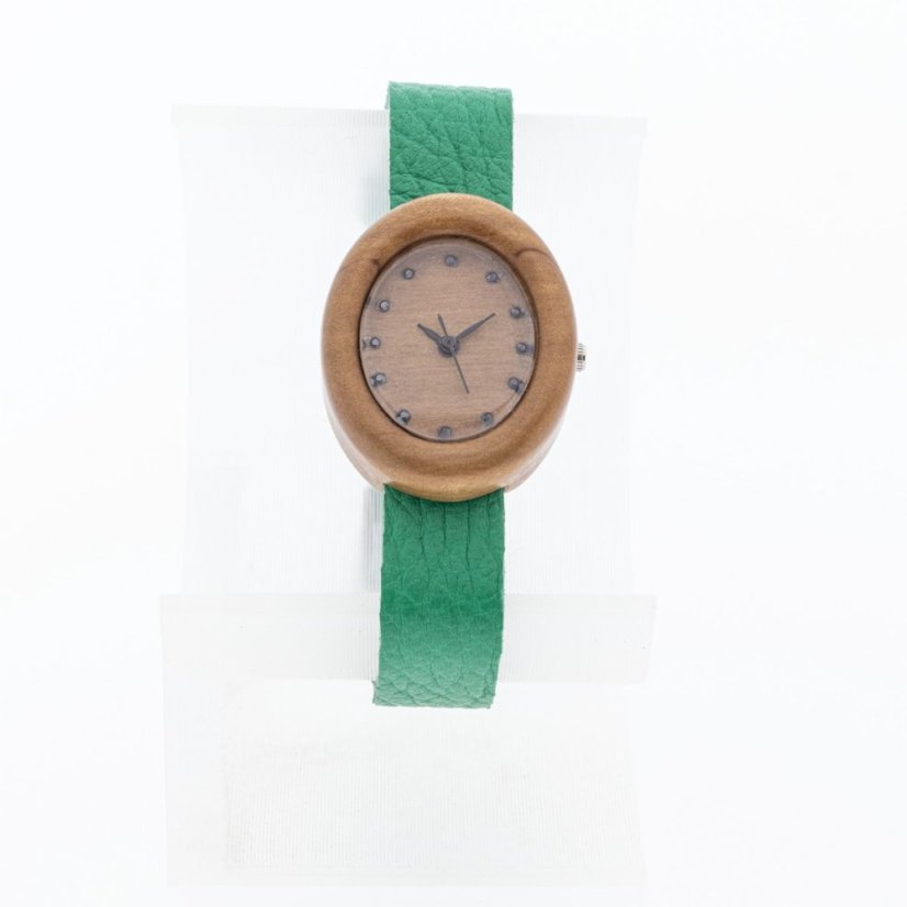 České drevené hodinky Empire H00446 Jeřáb