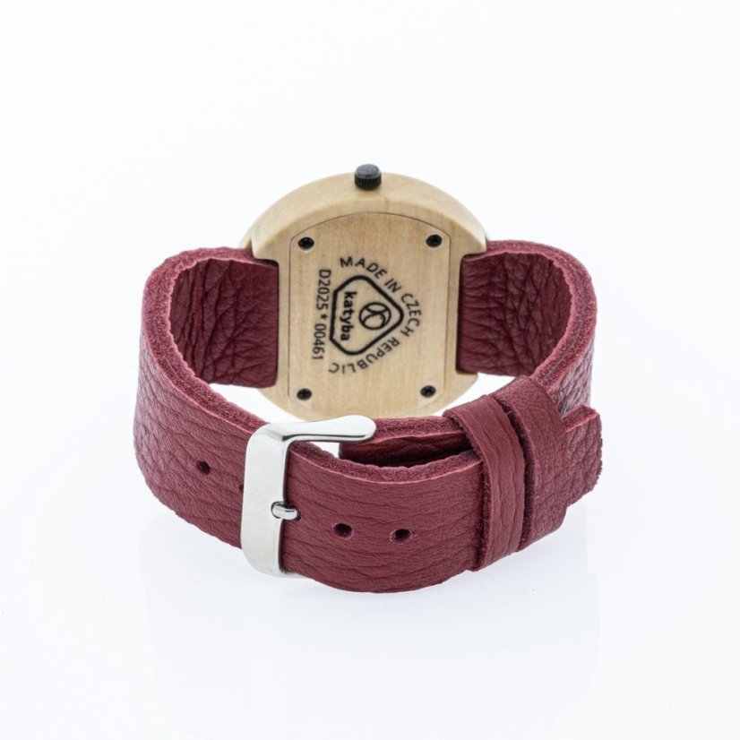 České drevené hodinky Orania H00461 Habr